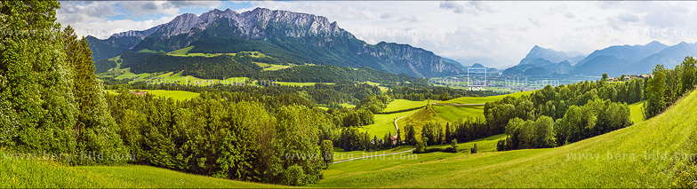 Blick auf Kaisergebirge und Kufstein