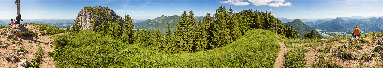 Panorama Blick vom Heuberg
