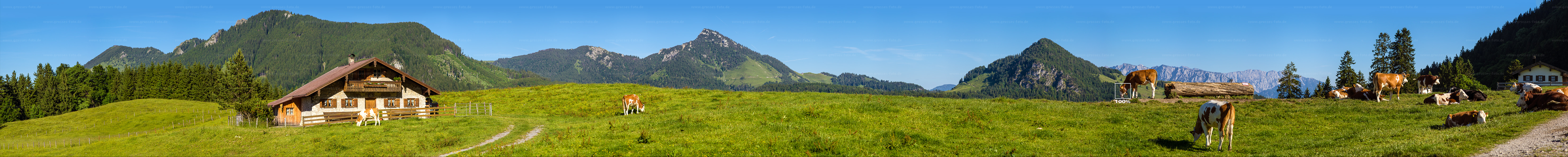 Panoramabild der Sigl-Alm groß und hochauflösend