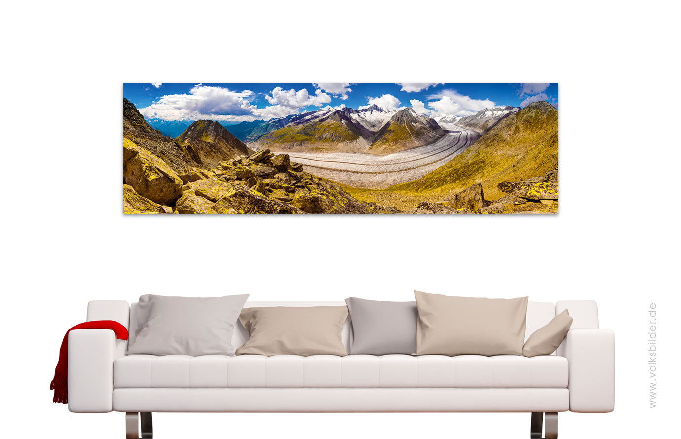 Bergbild als Wandbild für zuhause